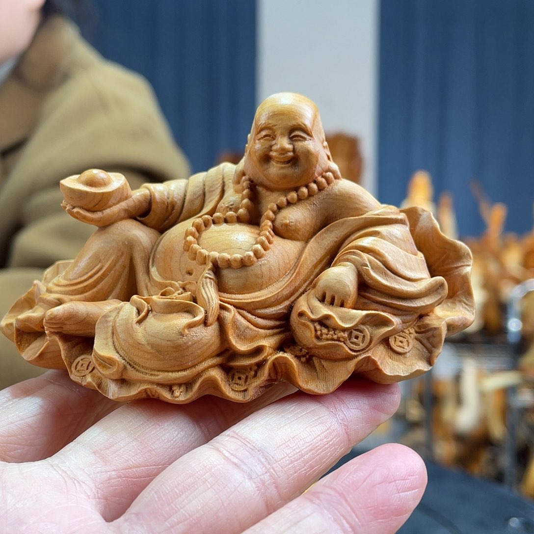 柏木（崖柏）车摆件