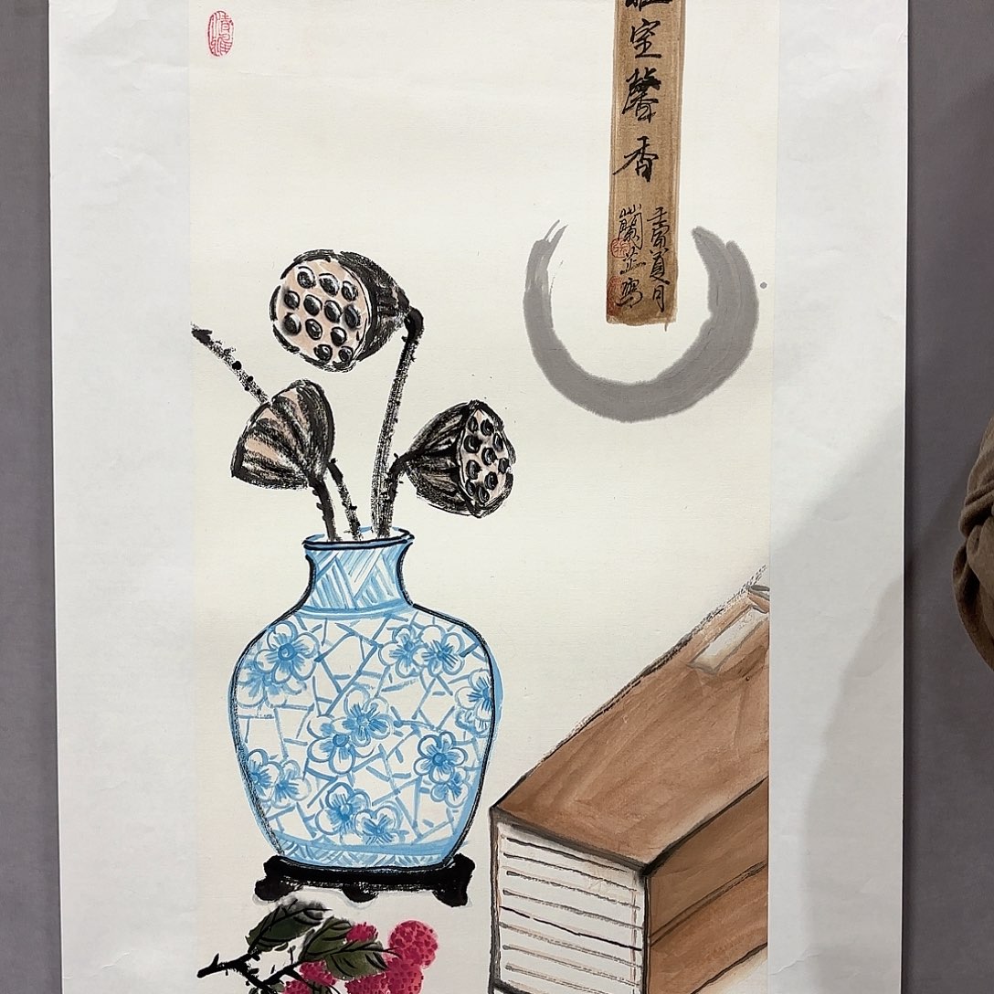 国画国画纯手绘作品请放心去藏传