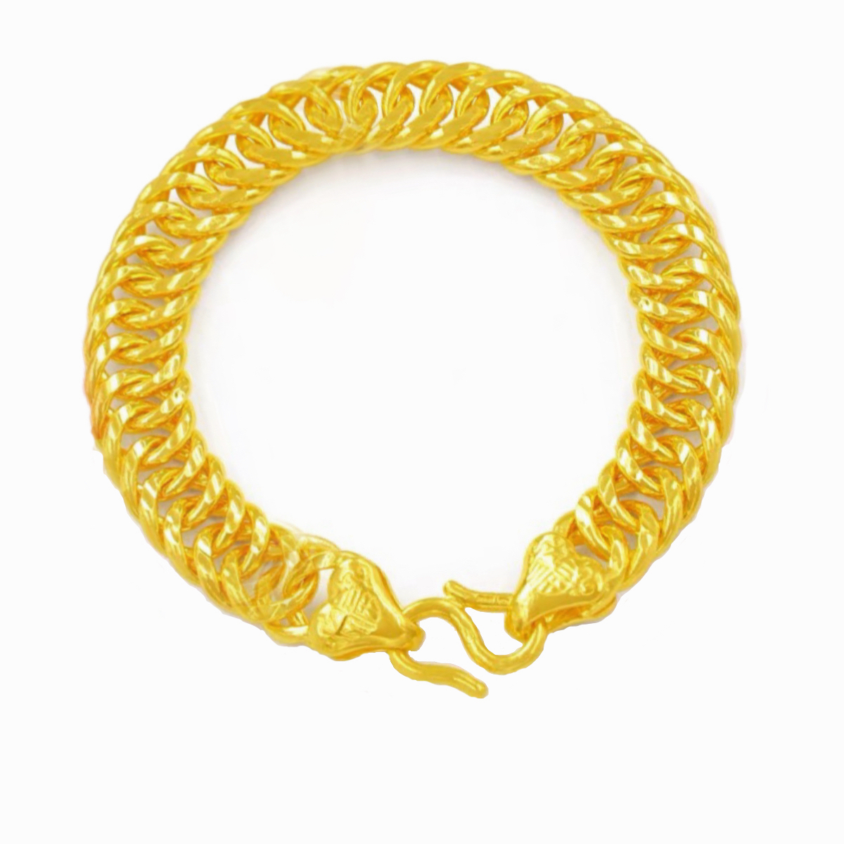 足银手链 银镀金男士马鞭手链