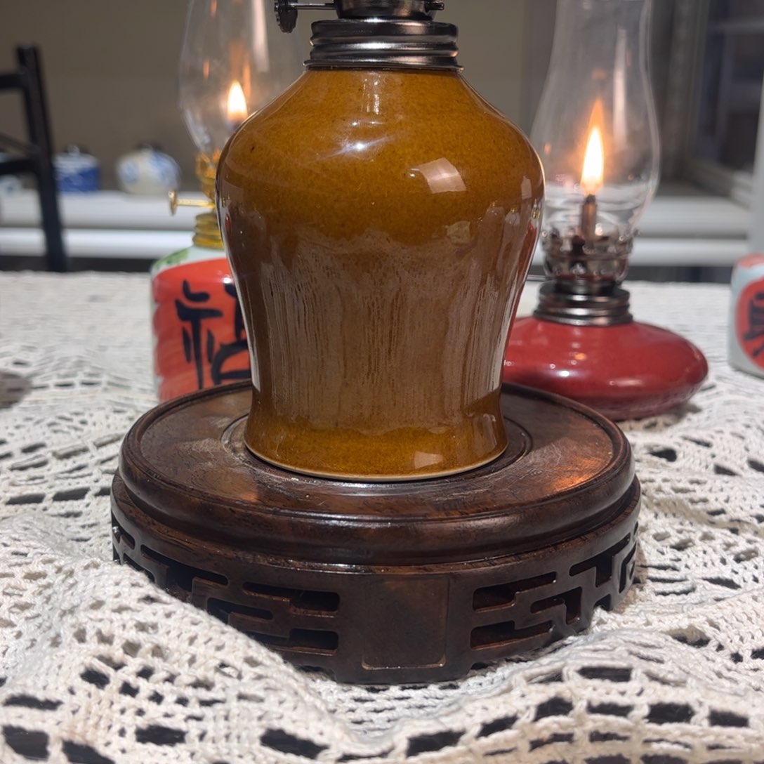 摆件景德镇陶瓷香薰灯