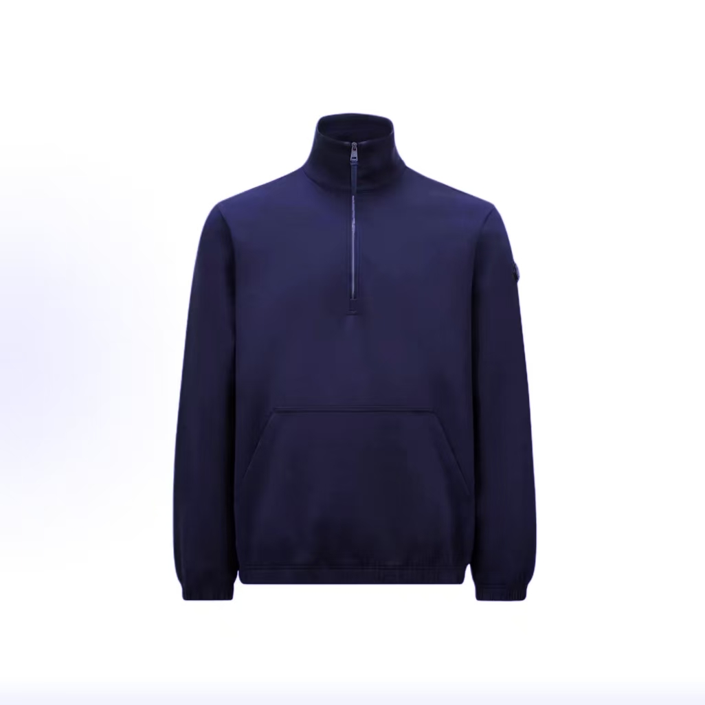 M春秋款宽松半高领男时尚套头卫衣（卡码拍小）