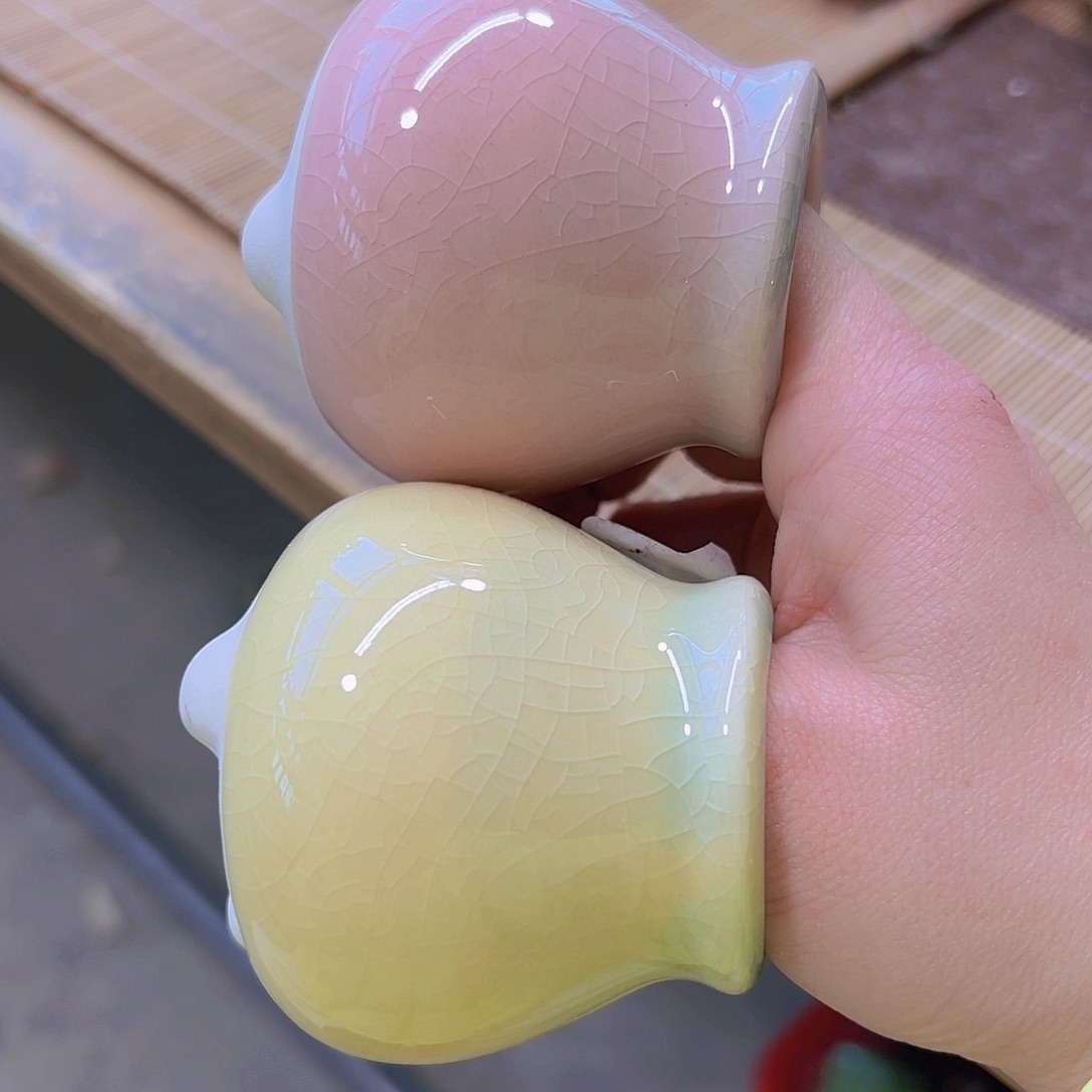 红陶陶瓷花盆当场12包邮