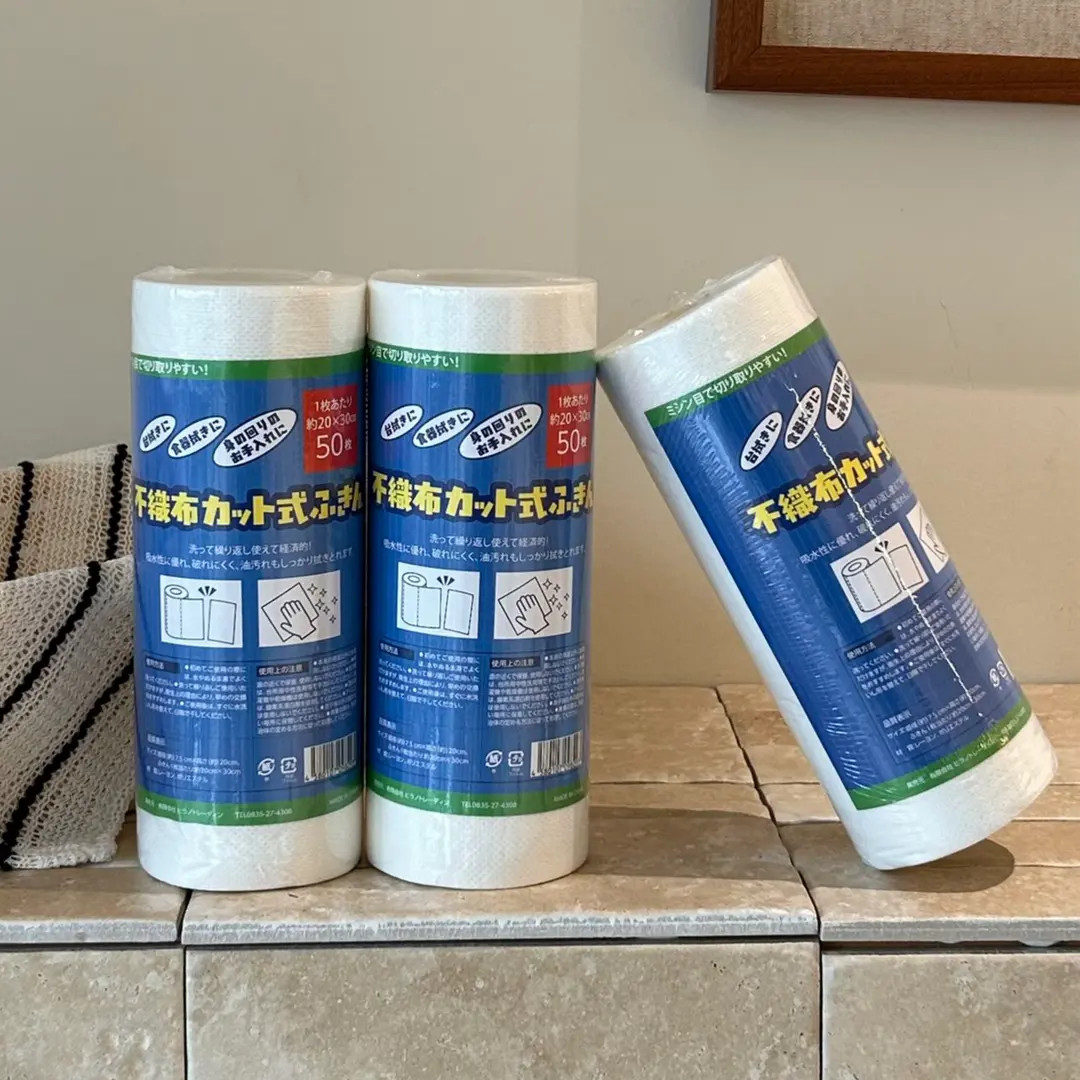 出口单！一次性懒人抹布 干湿两用加大加厚厨房去油洗碗布