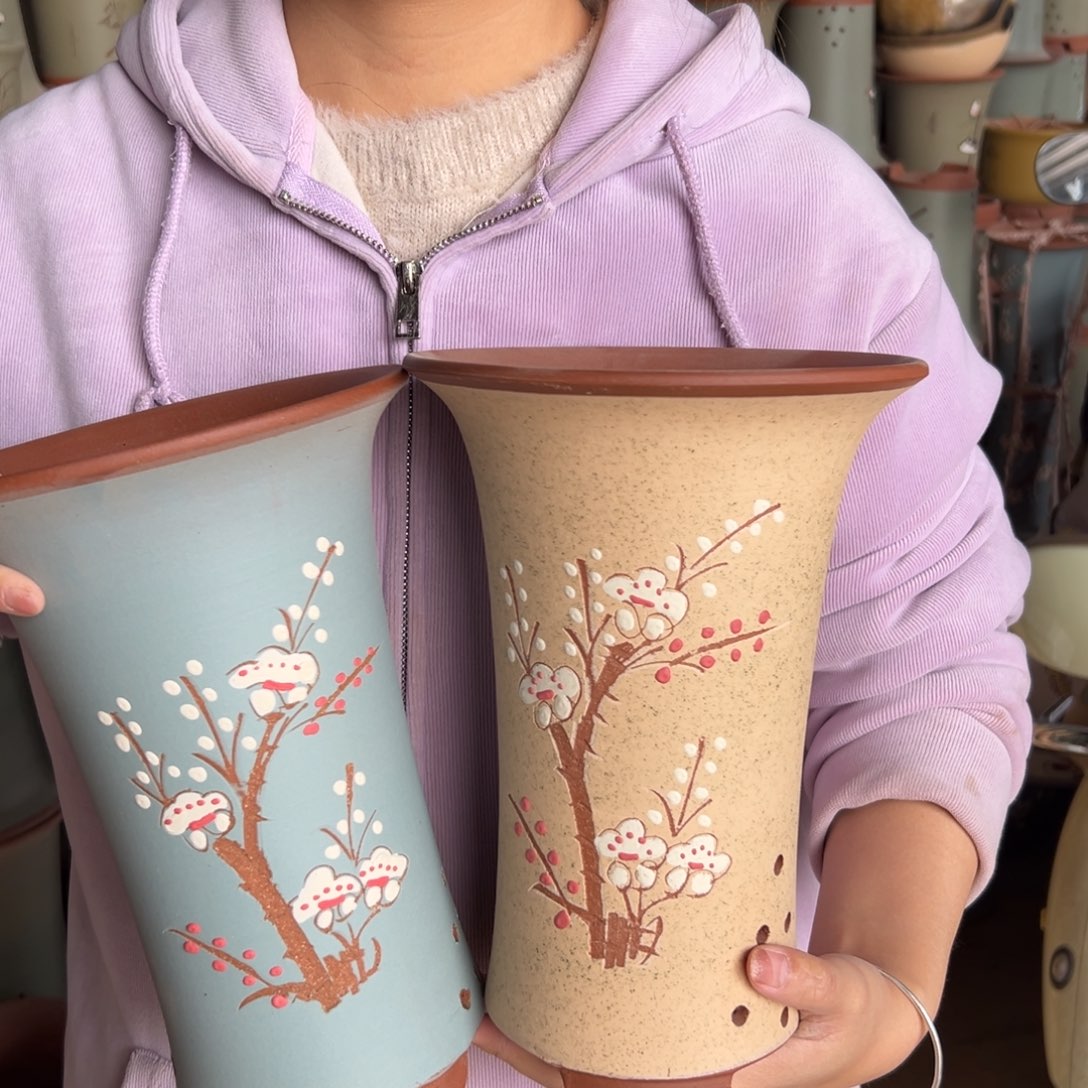 宜兴川阁紫砂花盆