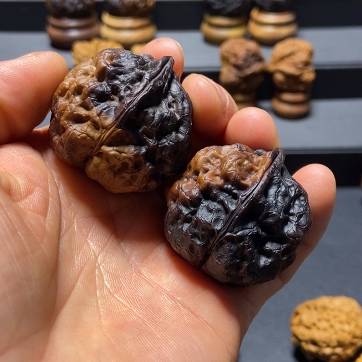 文玩核桃把件B毒王38mm