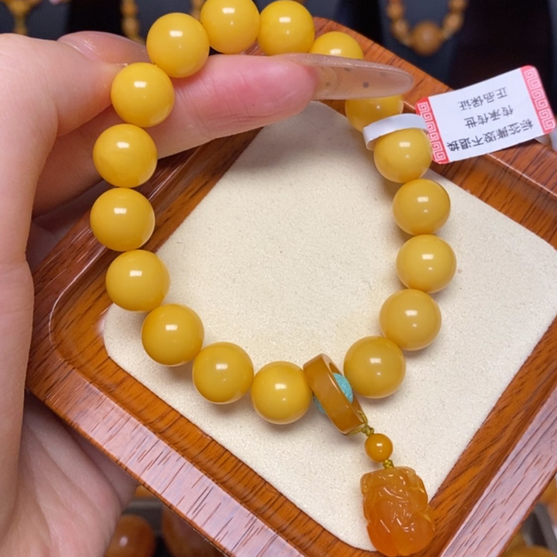 【闪购商品】蜜蜡手链未镶嵌手串
