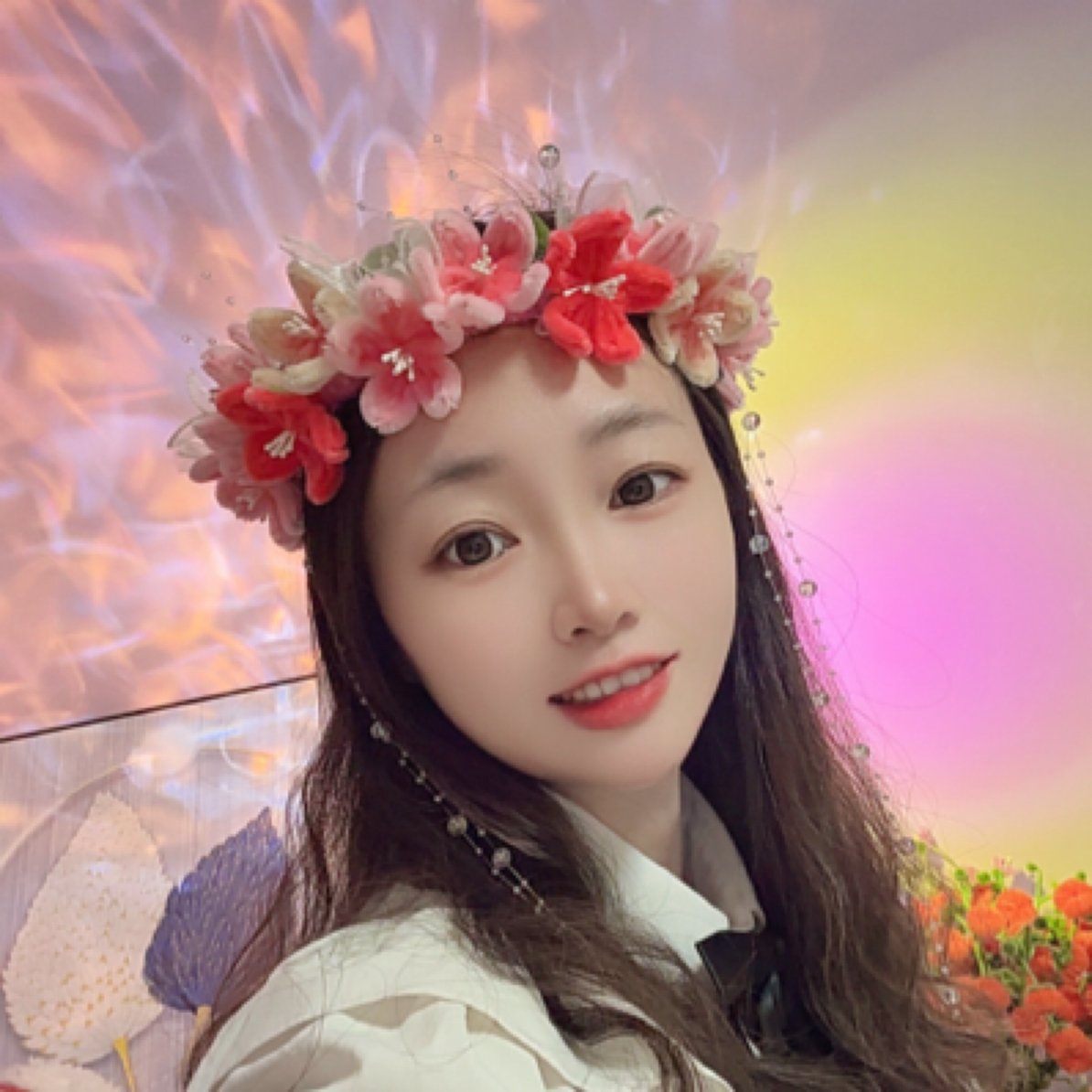 加密扭扭棒仙女花环箍手工diy 材料包发箍发饰氛围感