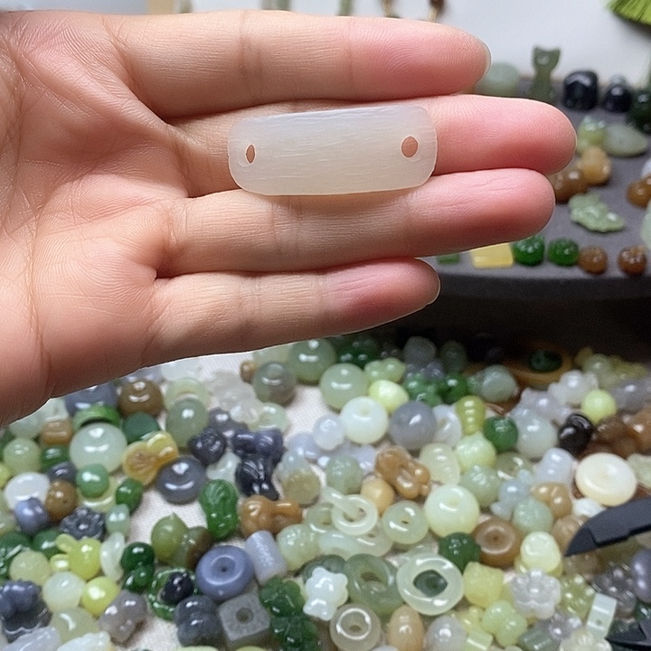 未镶嵌和田玉挂件手牌