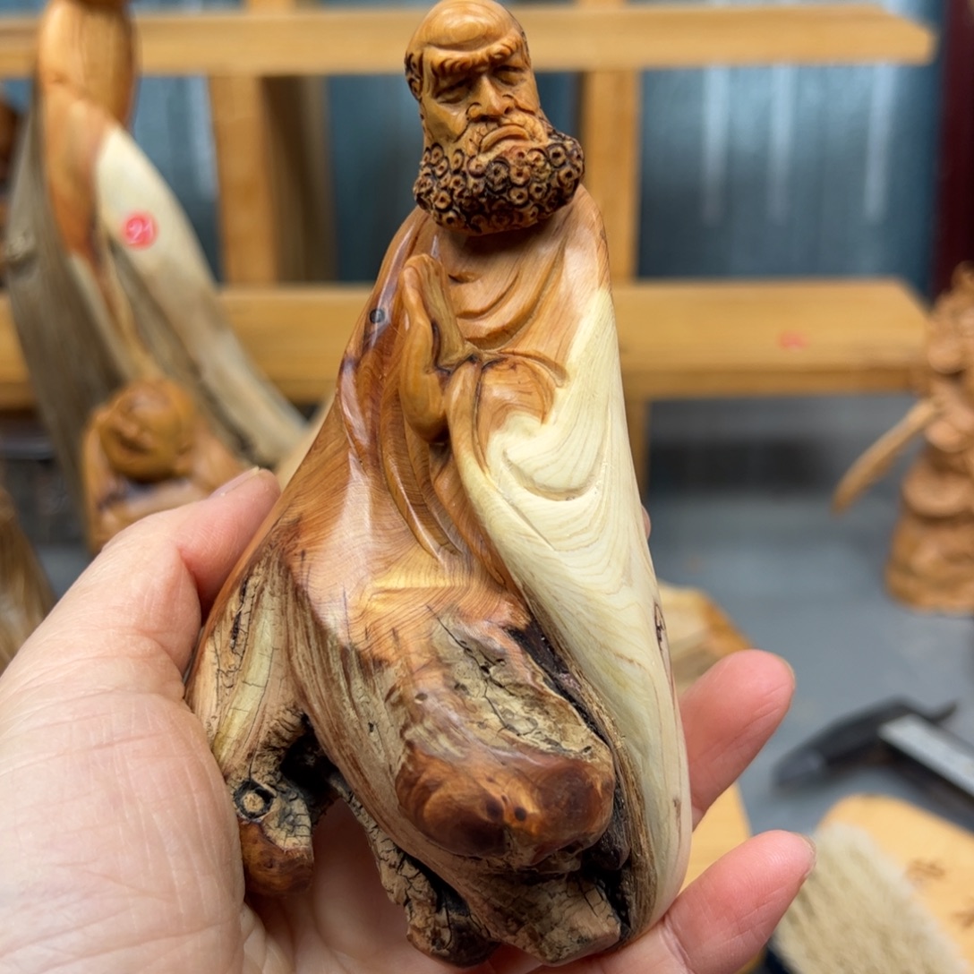 柏木崖柏木摆件手把件，90