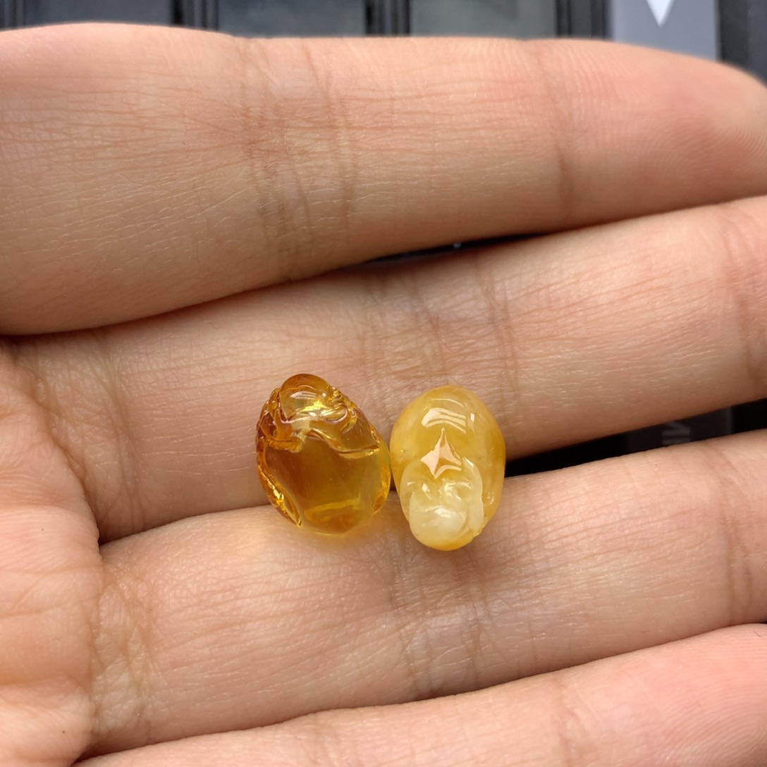 琥珀未镶嵌珠宝奇石