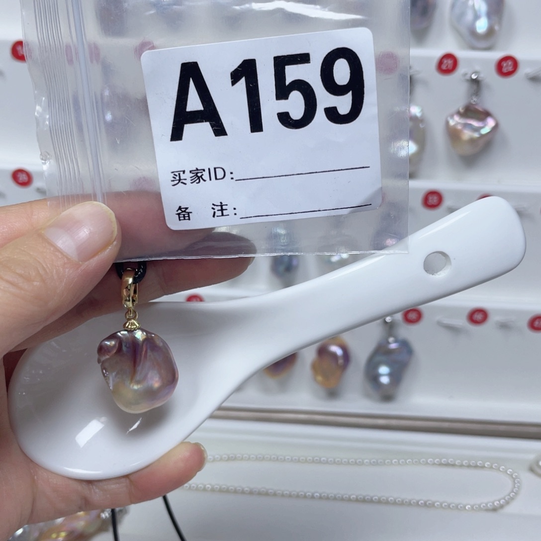 淡水珍珠巴洛克银S925镶嵌