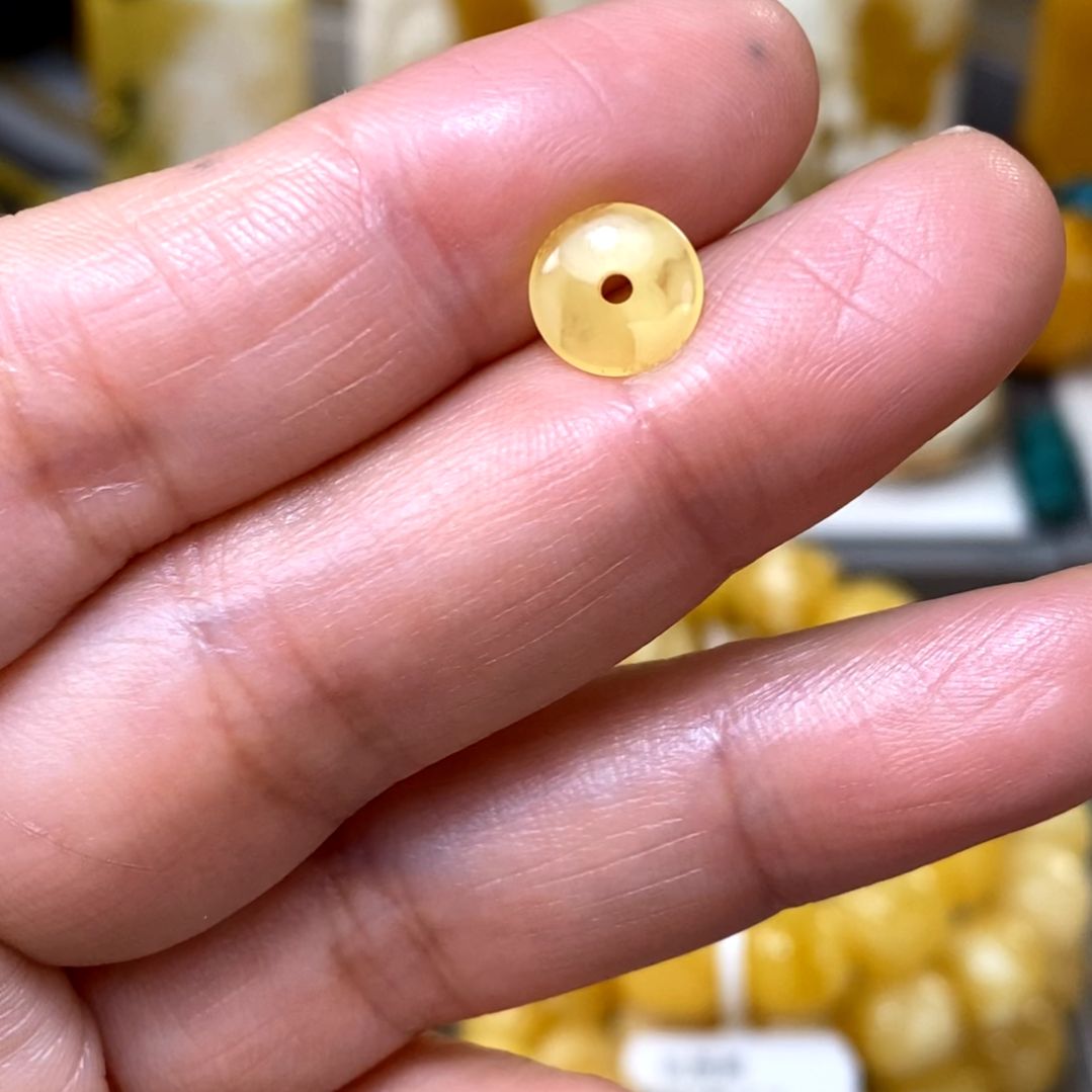 裸石琥珀未镶嵌艺*隔片