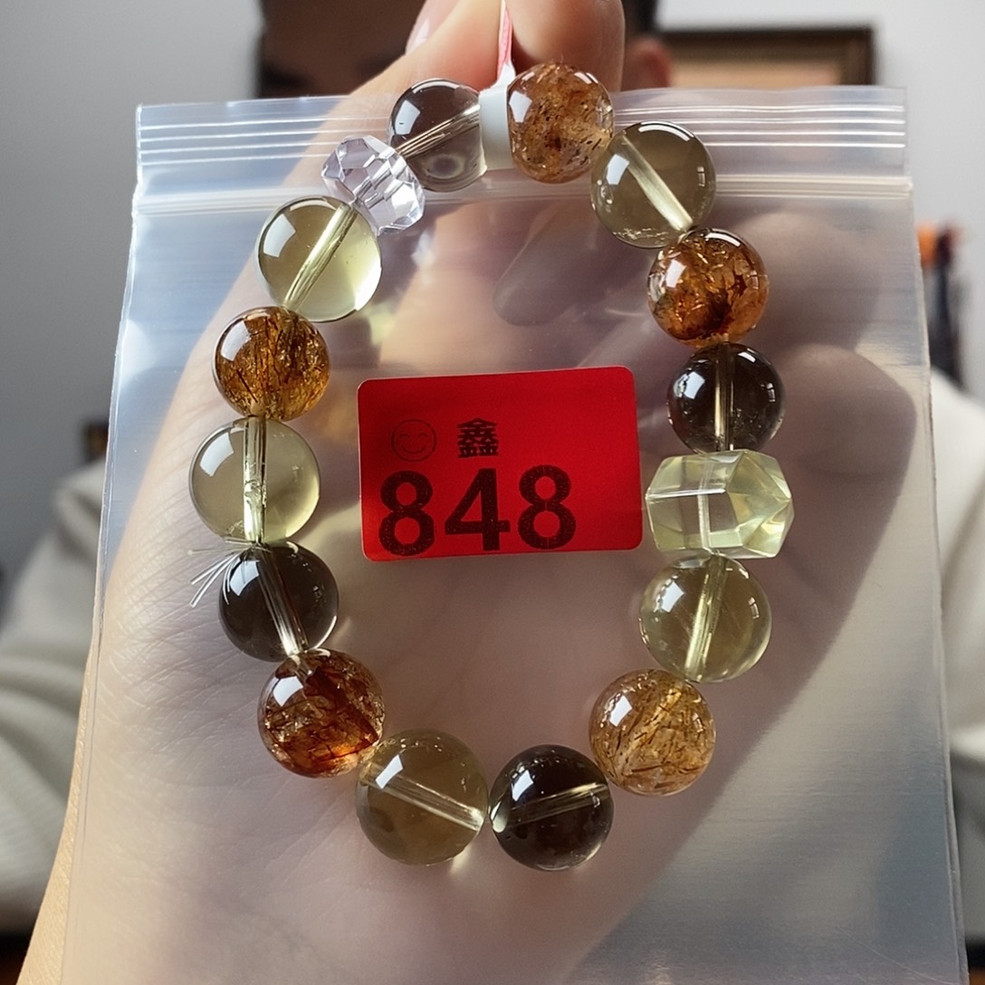 珍***～水晶手链未镶嵌多样性发一12