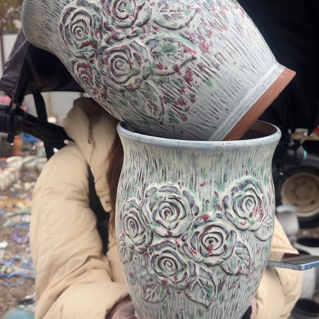 玫瑰老桩两个17*25