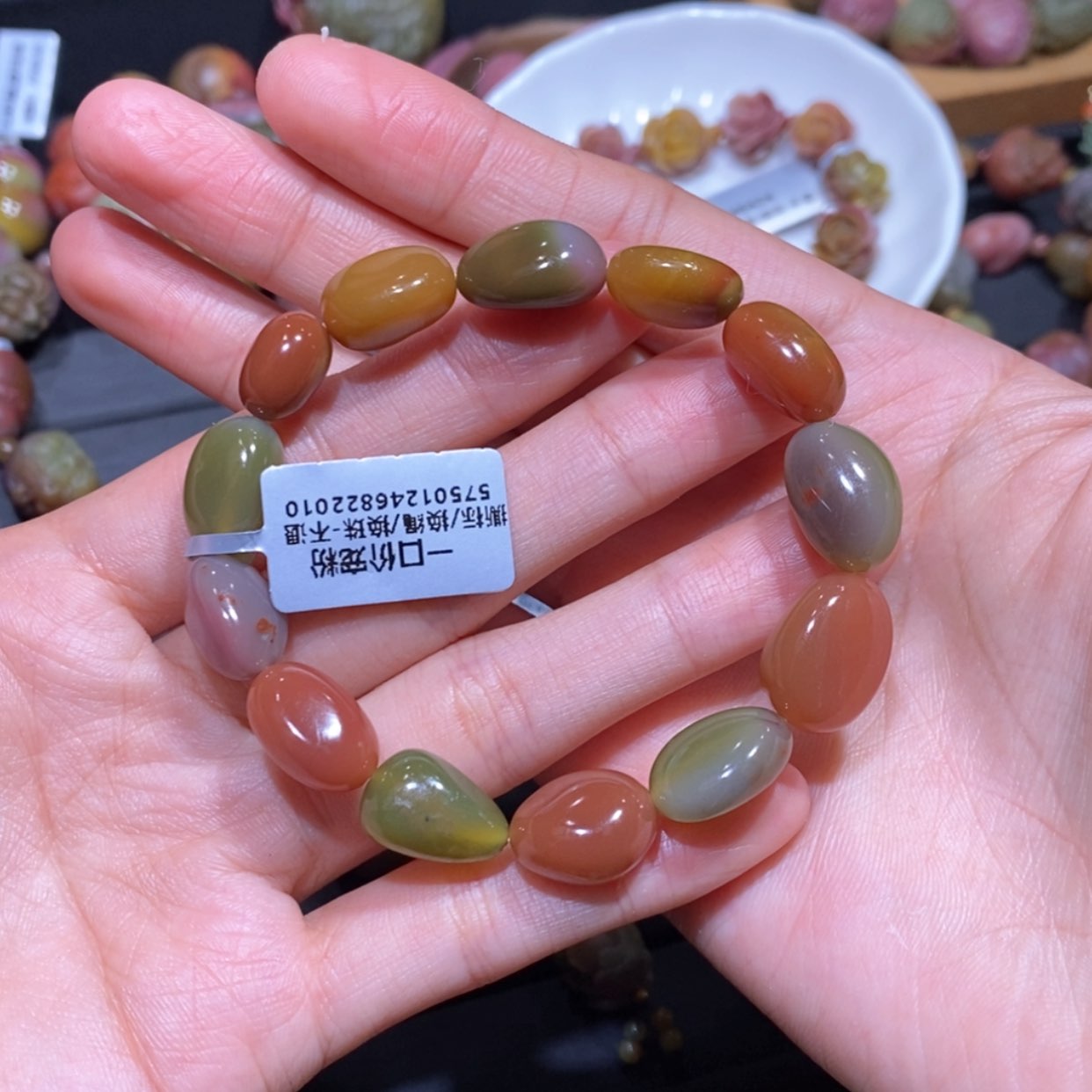 【闪购商品】玛瑙/玉髓手串未镶嵌?*?盐源玛瑙