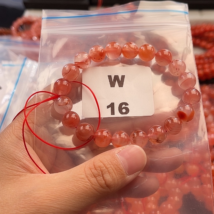 南红玛瑙未镶嵌多样性发货默认微瑕9mm