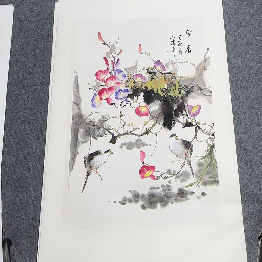 国画68*45纯手绘刘亦凌