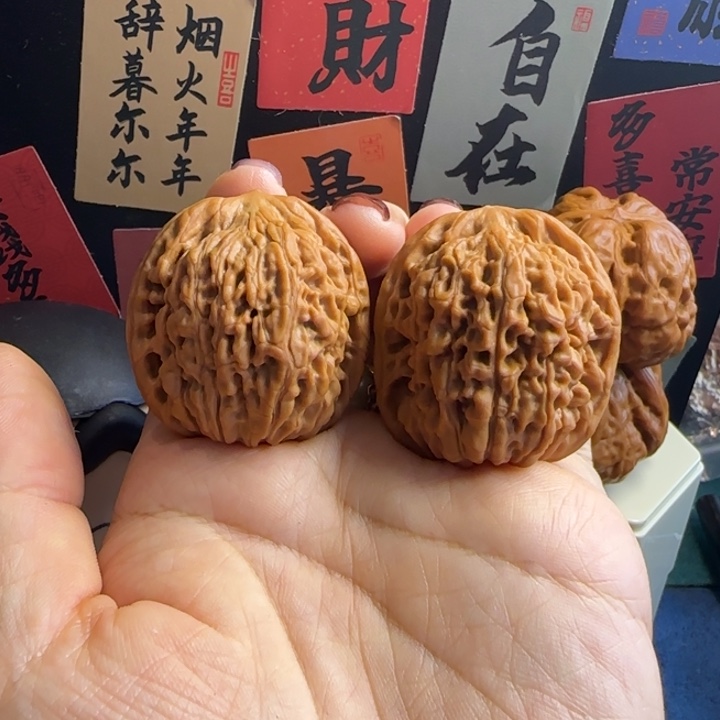 吊坠桃核莲花核桃高桩39