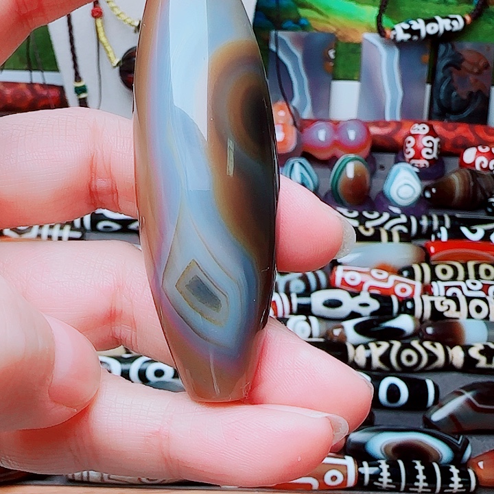 玛瑙/玉髓合金珠宝半成品