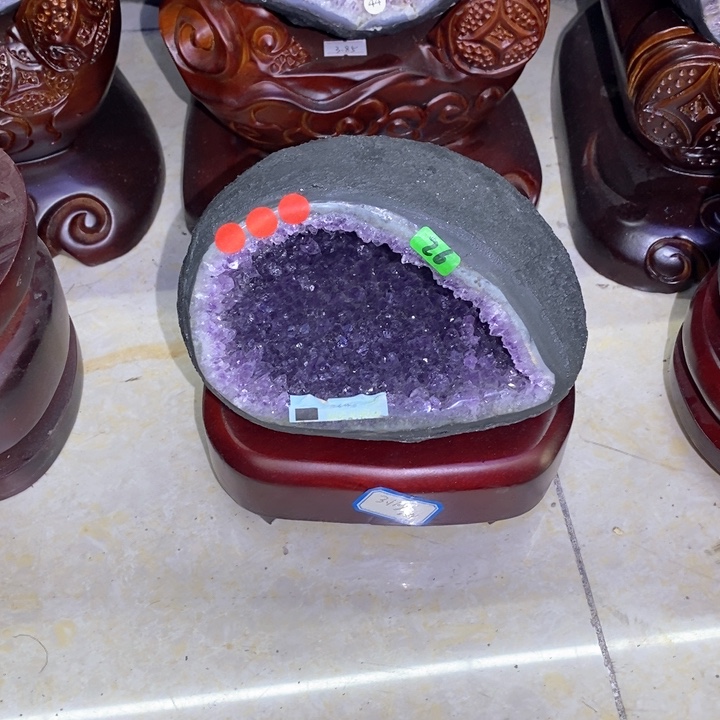 紫晶摆件未镶嵌莹