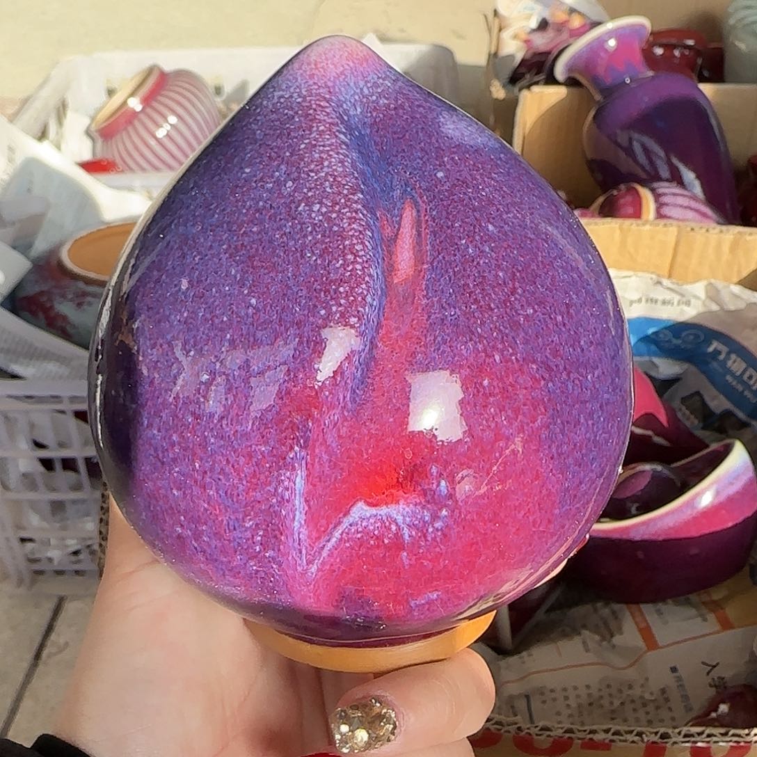 摆件陶郑家钧窑摆件