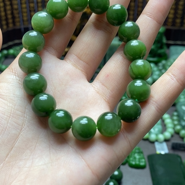 和田玉手串未镶嵌