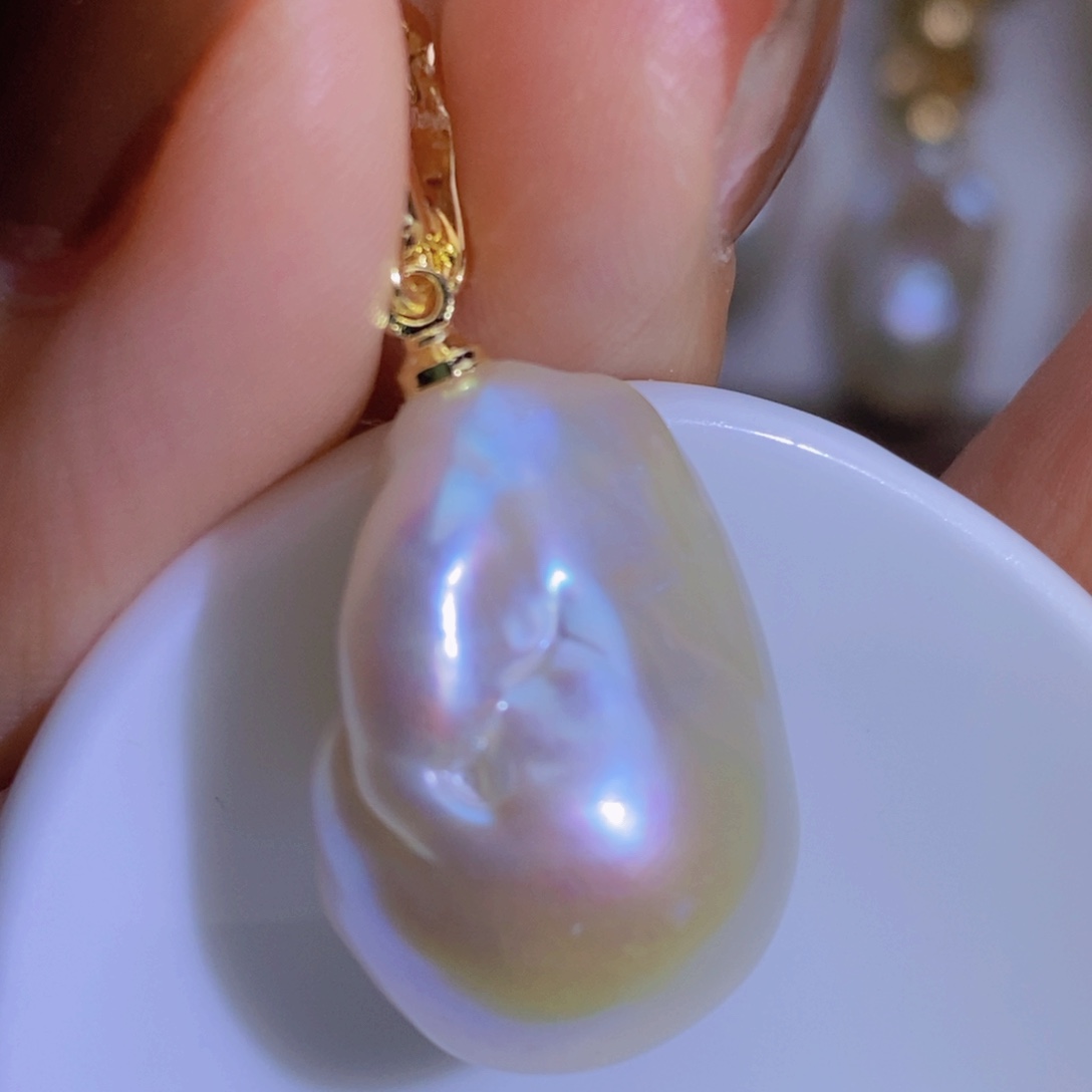 淡水珍珠淡水珍珠银S925镶嵌