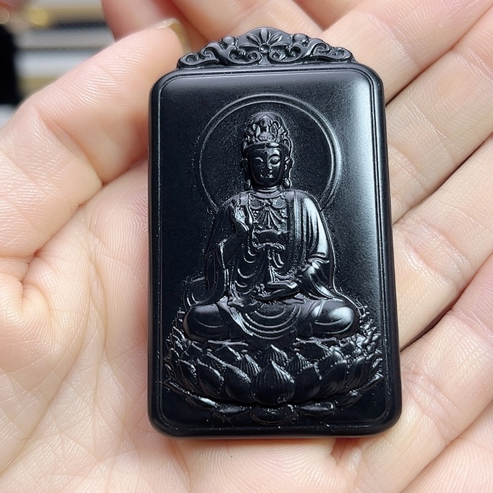 和田玉手链未镶嵌雁***梢观音牌