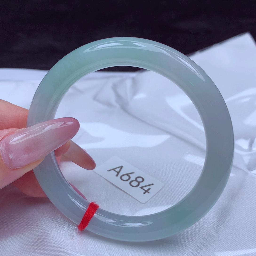 翡翠未镶嵌手镯手镯55