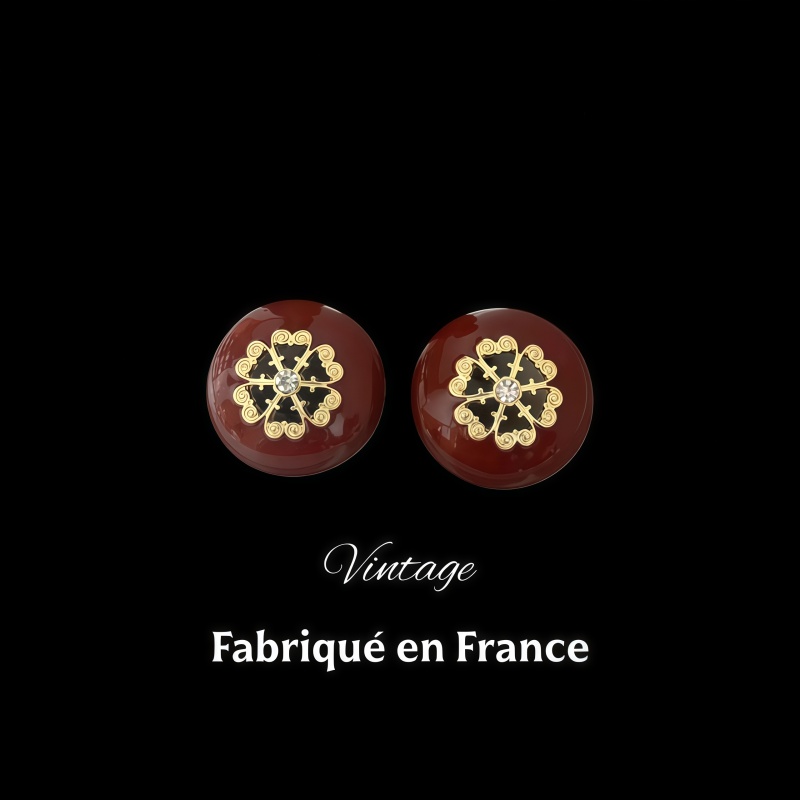 【时光雕刻家】复古宫廷风耳饰e277