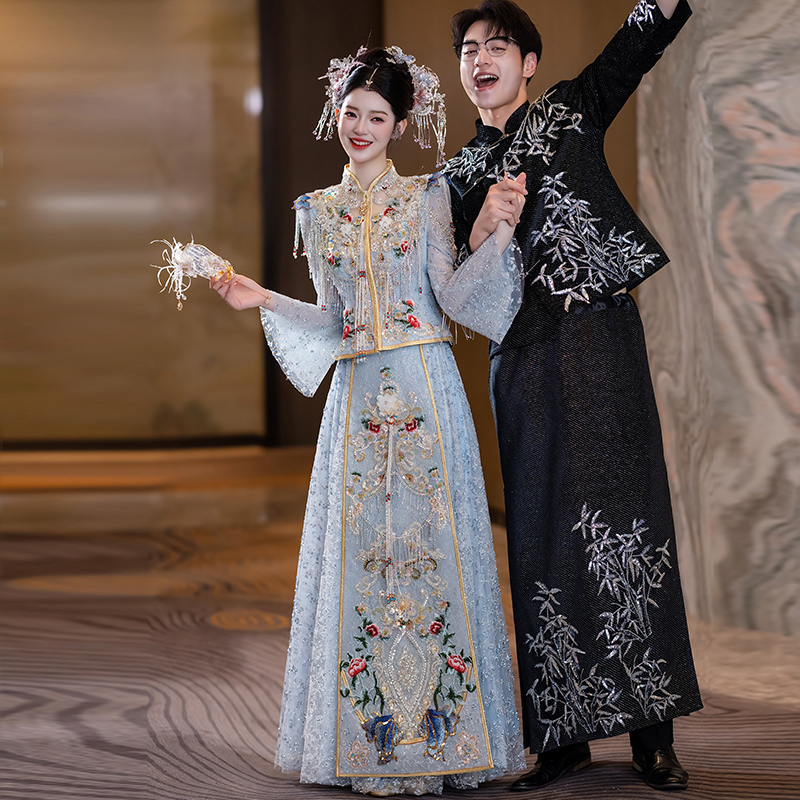 79男装女装秀禾服中式结婚