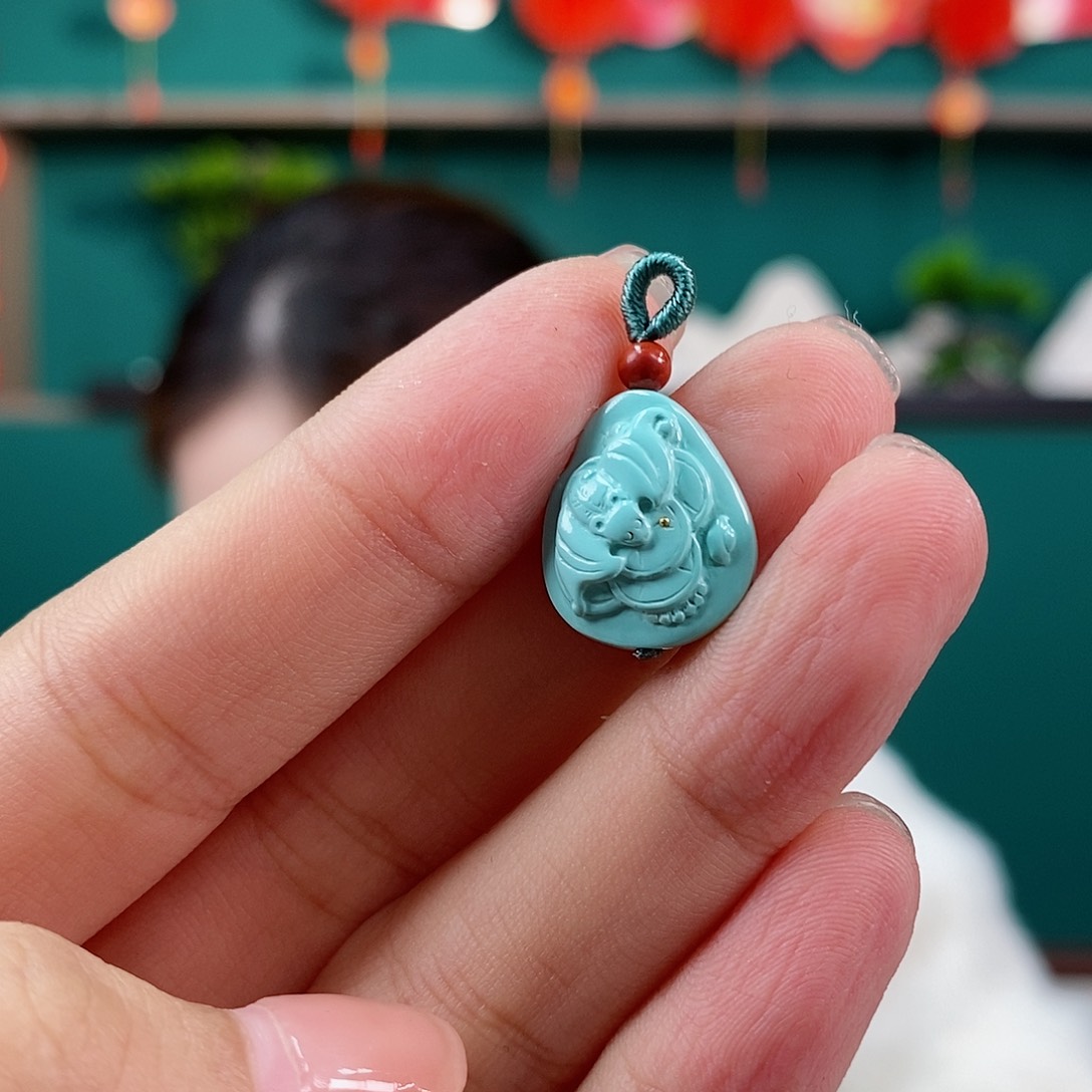 绿松石珠宝奇石未镶嵌