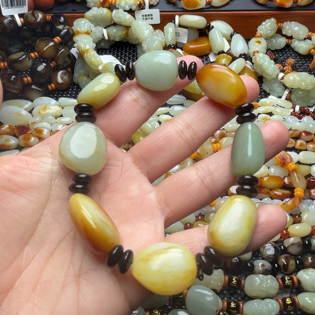 和田玉手链未镶嵌