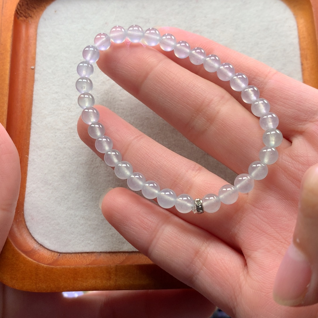翡翠未镶嵌手链5mm