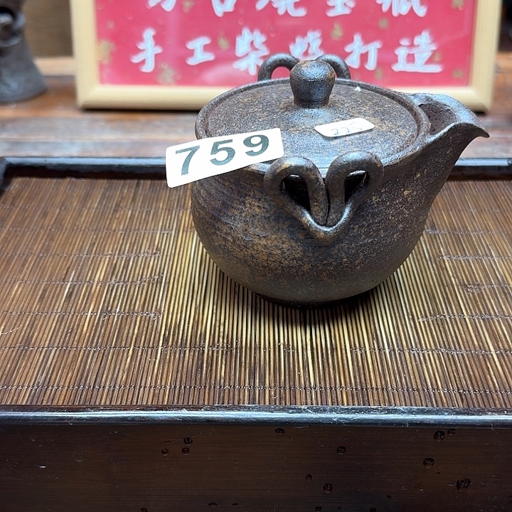 纯手工制作粗陶茶具