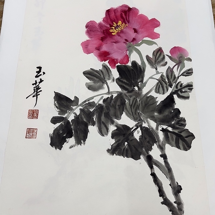 国画花鸟的翅膀和翅膀是70.45