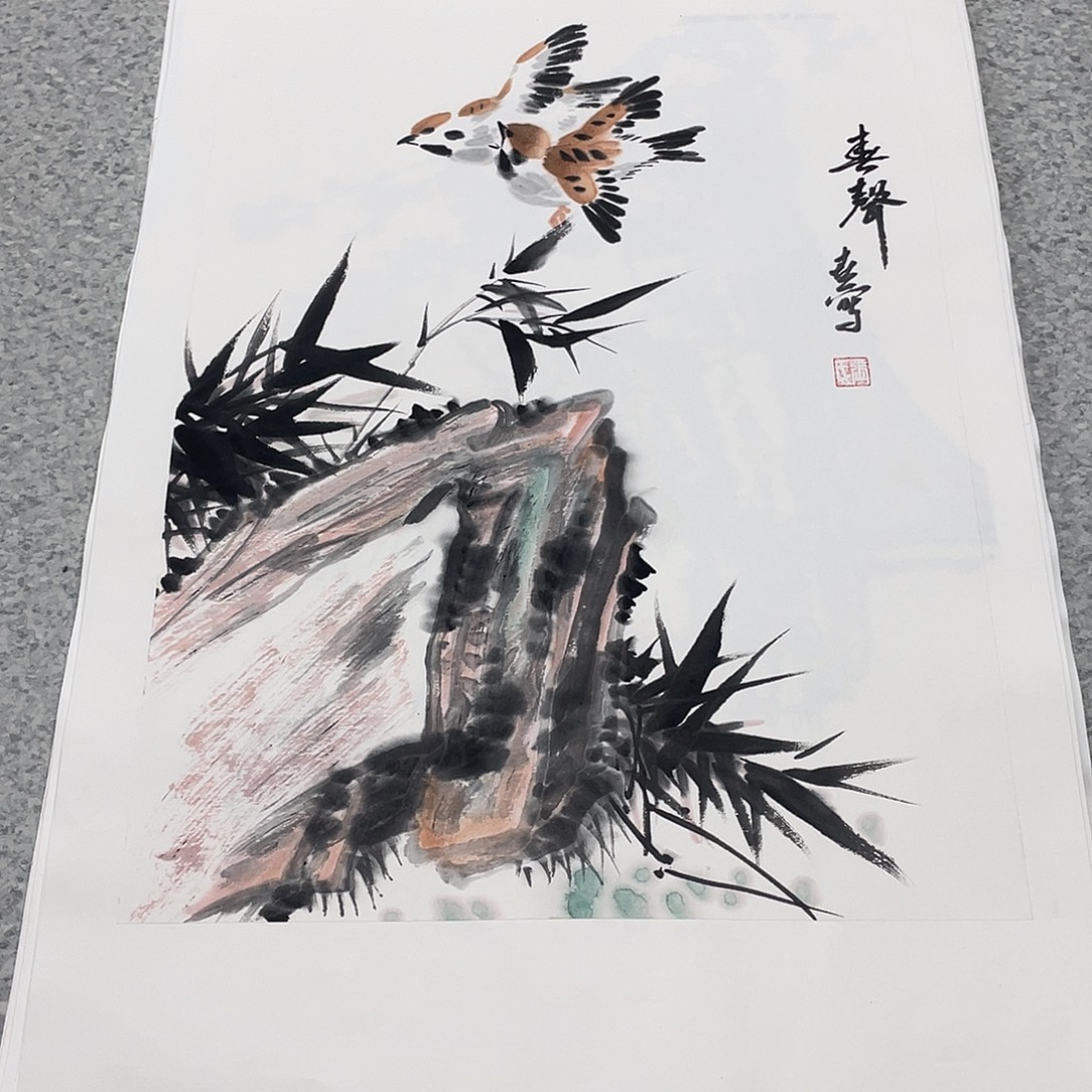 国画1.4平尺国画作品