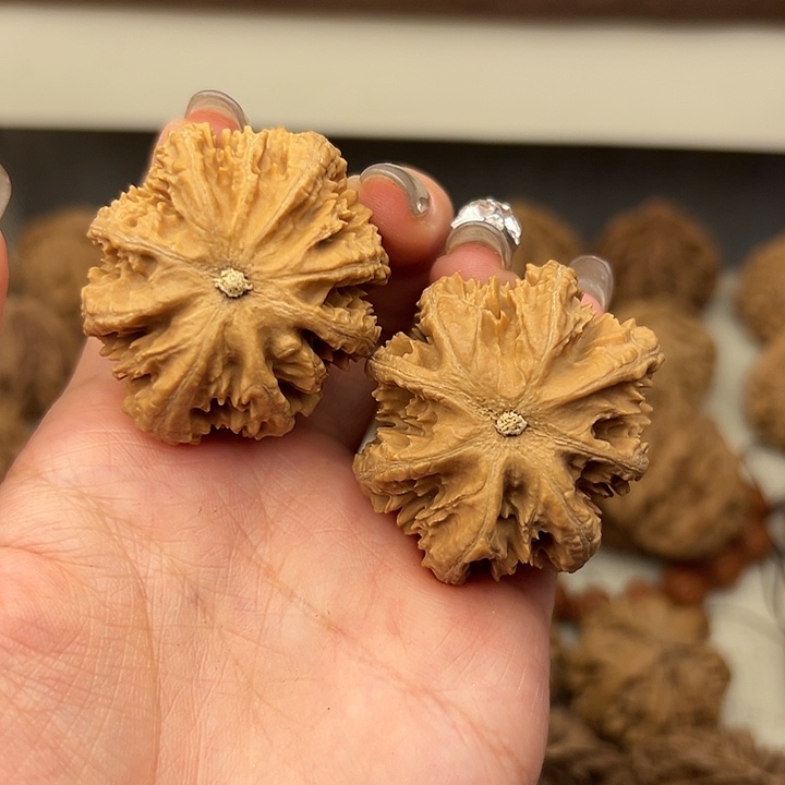 文玩核桃吊坠李*秦岭山脉和青1