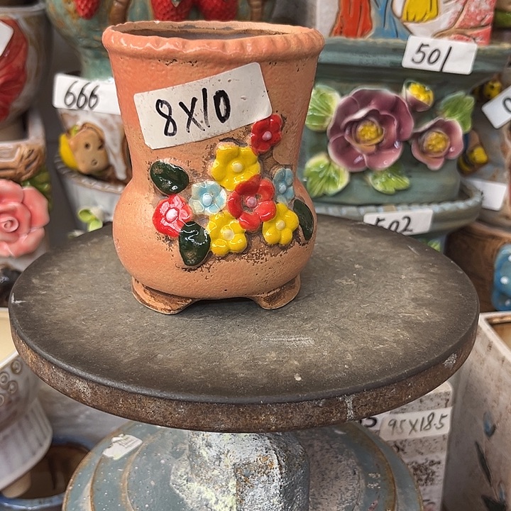 粗陶材质多肉花盆