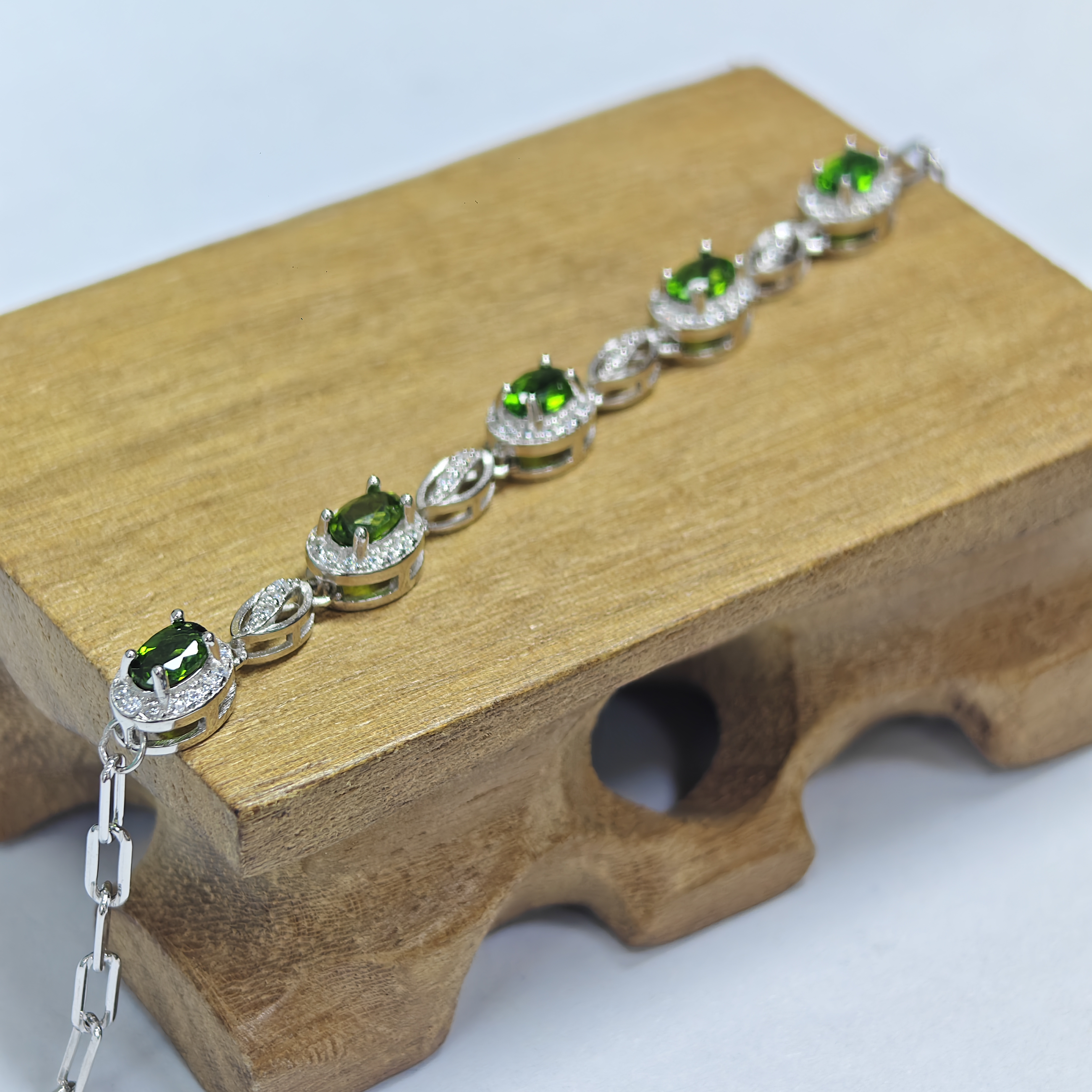 【书记甄选】天然透辉石单圈手链 多样性发一件 8241QQ