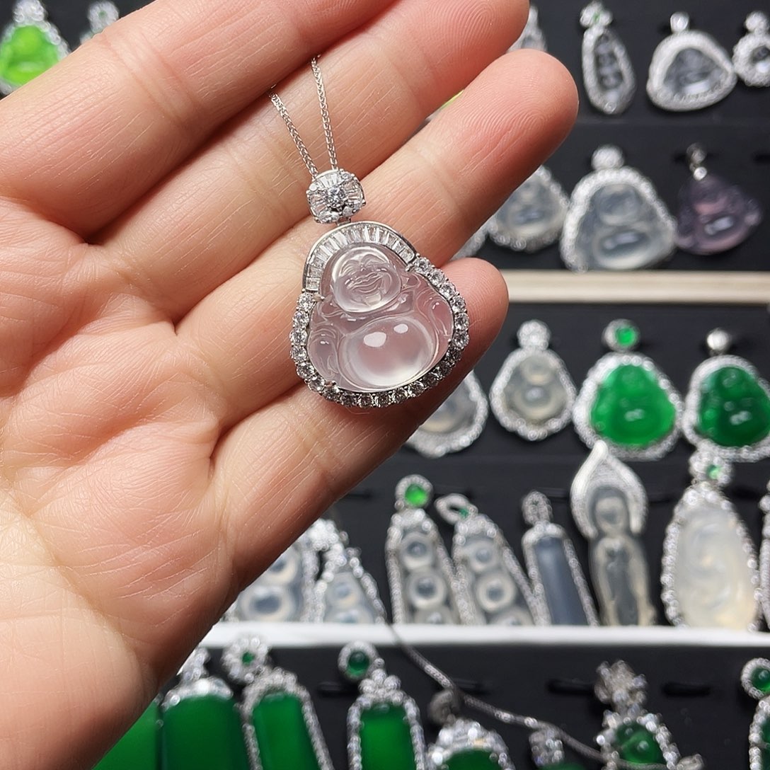 玛瑙/玉髓颈饰银S925镶嵌