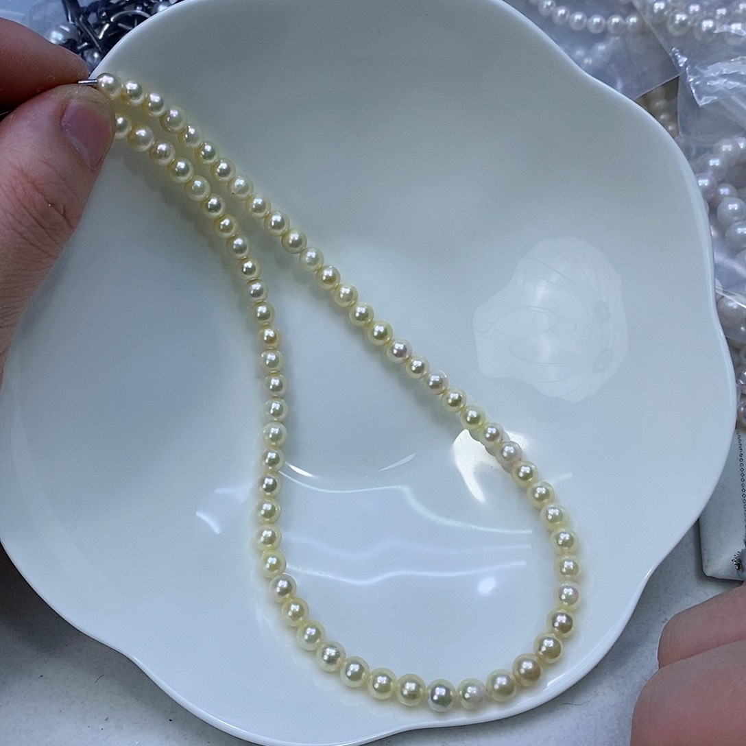 海水珍珠颈饰银S925镶嵌