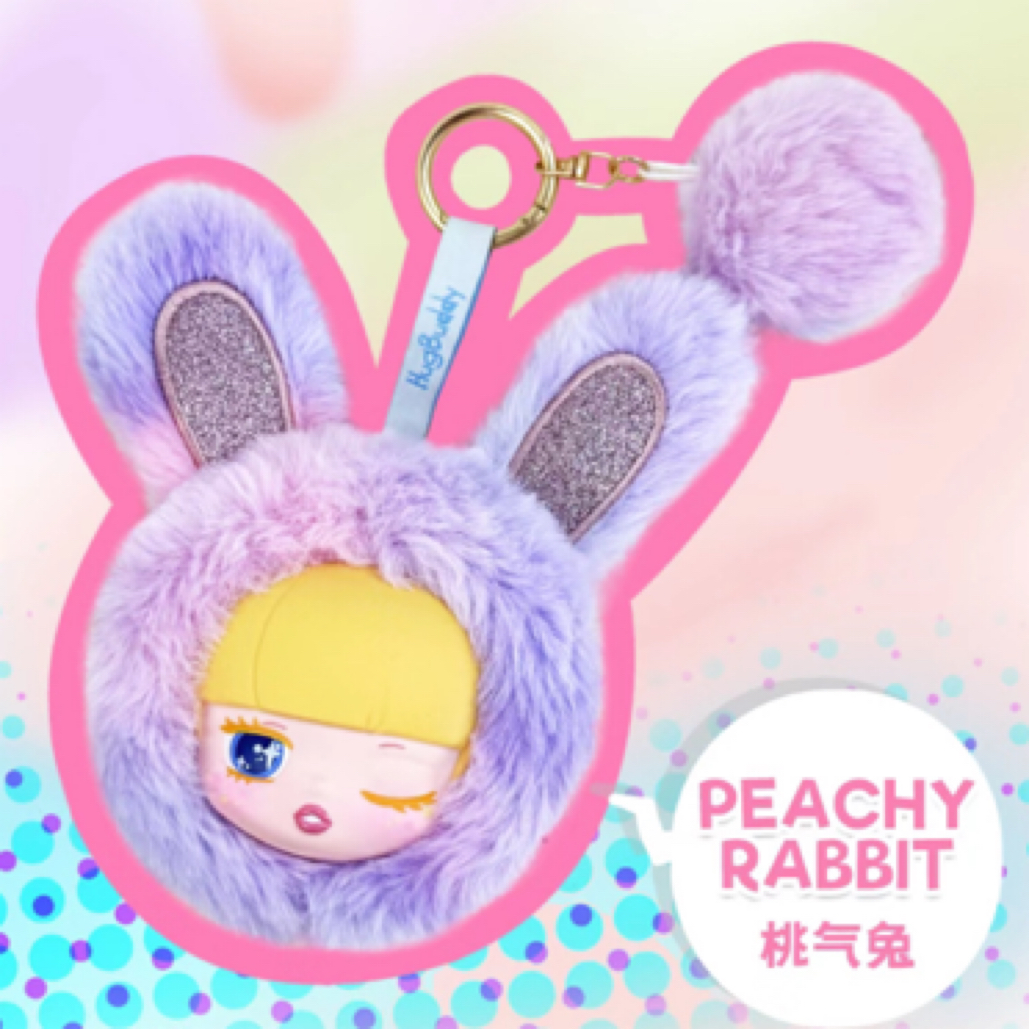 hug buddy抱抱布迪LILISHA动物狂欢节搪胶毛绒盲盒挂件非原版