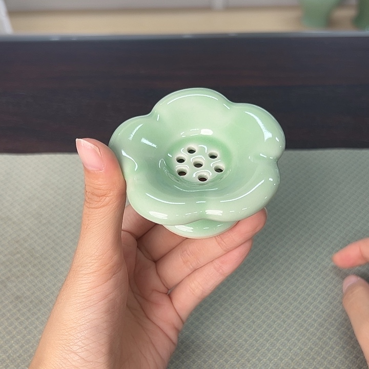 龙泉云间青瓷小米茶器