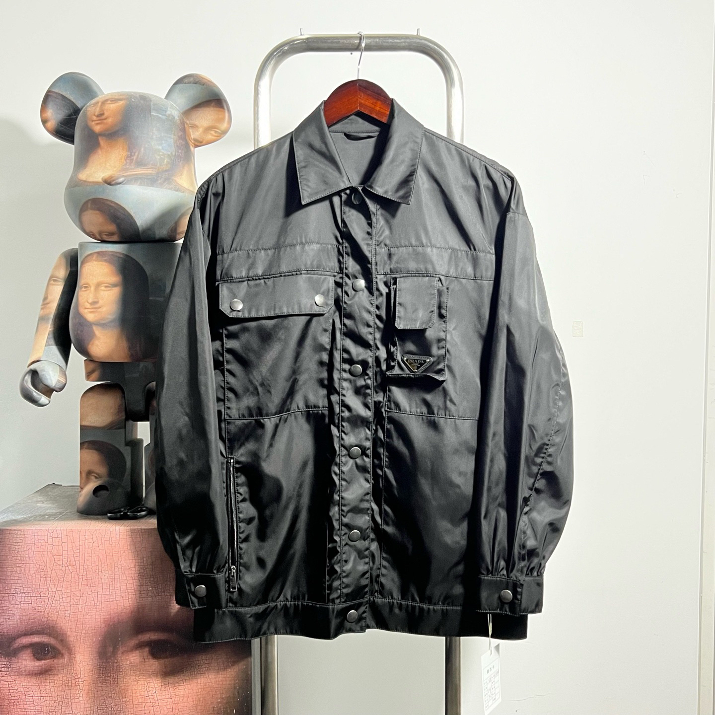 99新 Prada/普拉达 钢标尼龙外套 V1608尺码38胸围59衣长75