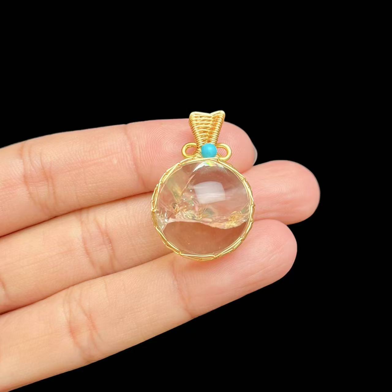 白水晶吊坠（不带链） C01-173