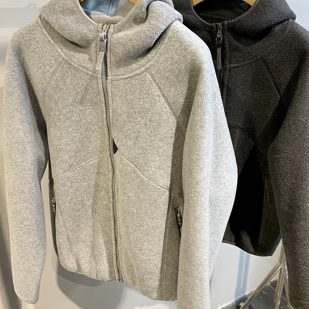 不虚标！560克双面摇粒绒连帽保暖高质感休闲外套加厚加绒夹克秋冬