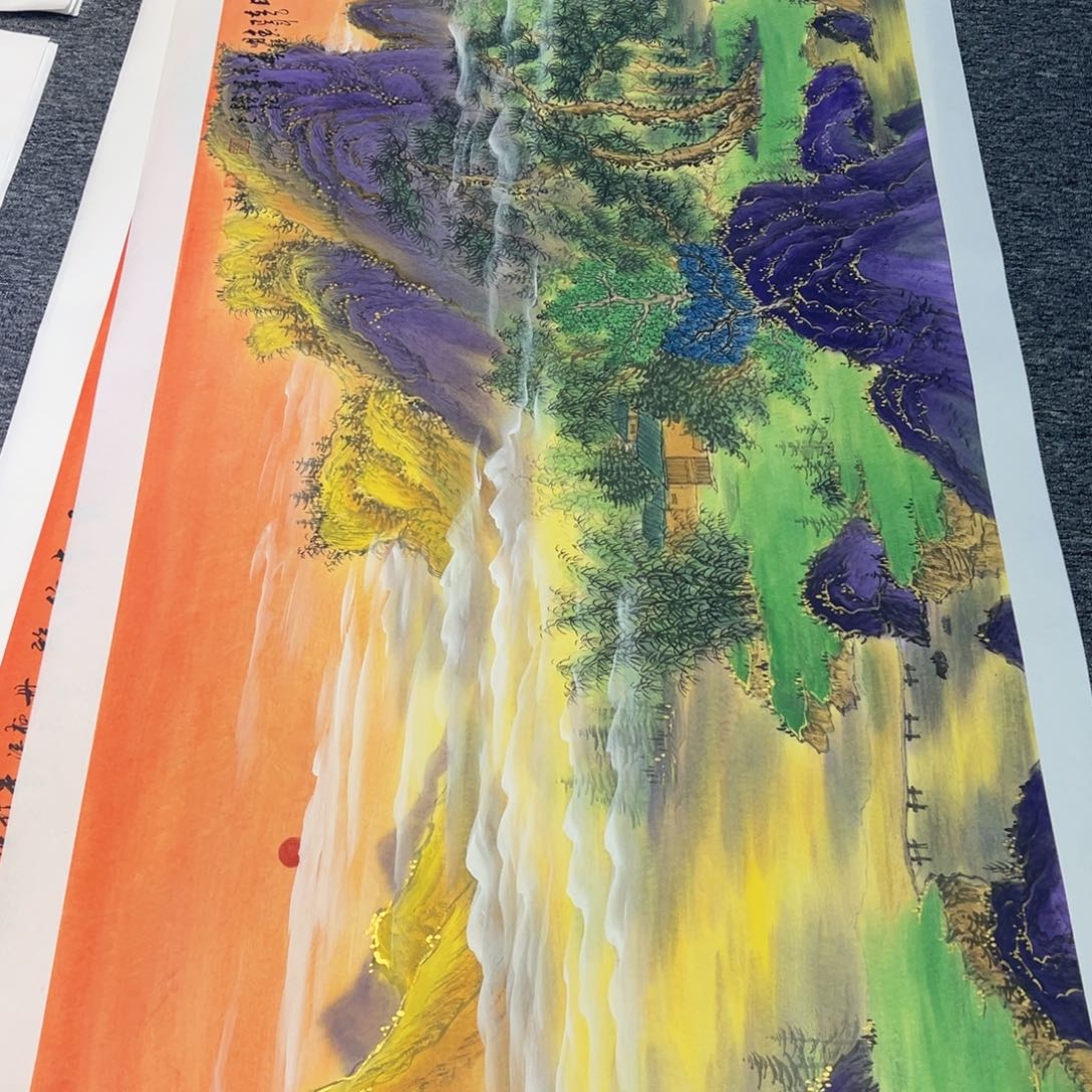 手绘作品今天这样出