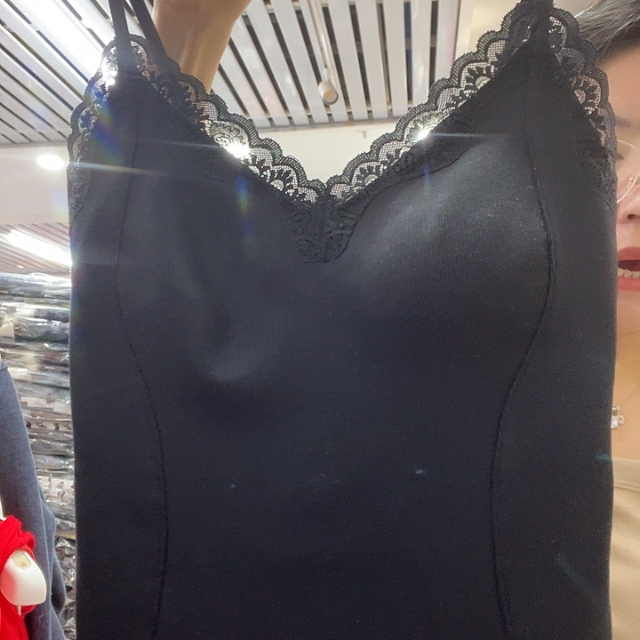 黑色蕾丝美背90-140斤