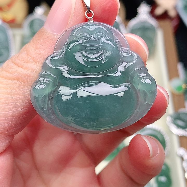 颈饰未镶嵌翡翠吊坠